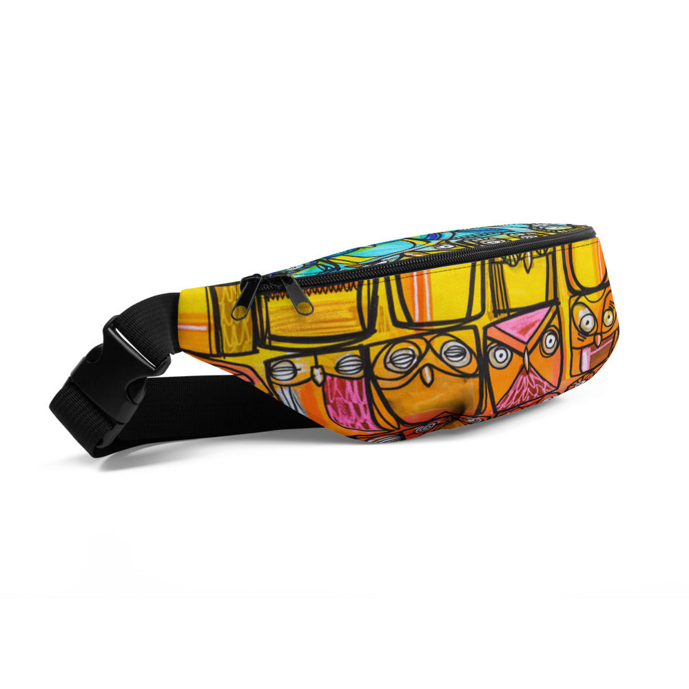 A Parliament of Rainbow Owls - Lebo Fanny Pack